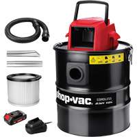 Cordless Ash Vacuum, 20 V, 5 gal. Capacity Ontario Packaging