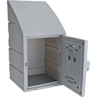 Locker, 15" x 15" x 31", Grey, Assembled Ontario Packaging