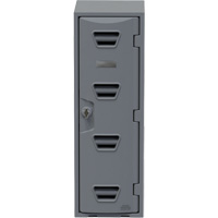 Locker, 12" x 15" x 36", Grey, Assembled FC693 | Ontario Packaging