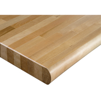 Laminated Hardwood Workbench Top, 60" W x 30" D, Bullnose Edge, 1 3/4" Thick FI528 | Ontario Packaging