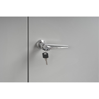 Pupitre d'atelier de style armoire, 34-1/2" la x 30" p x 53" h, Gris Ontario Packaging