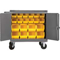 Mobile Workbench Cabinet with Bins, Steel Surface Ontario Packaging