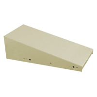 Clean Line Economy Lockers Slope Top, 1 Bank, 18" D x 12" W x 6" H, Beige, Steel Ontario Packaging
