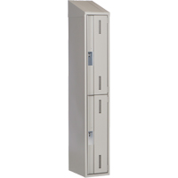 Casiers robustes Concorde, 2 niveaux, 12" x 18" x 78", Acier, Gris, Soud&eacute; (assembl&eacute;) Ontario Packaging