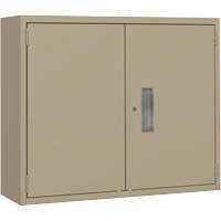 Armoire murale, Acier, 2 Tablettes, 30" h x 36" la x 12" P, Beige Ontario Packaging