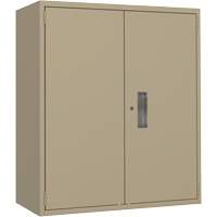 Armoire de rangement Lo-Boy, Acier, 2 Tablettes, 40" h x 36" la x 18" P, Beige Ontario Packaging