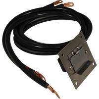 Panneau de douille polaris&eacute;e en acier inoxydable &agrave; brancher, 4 AWG, C&acirc;ble 5' Ontario Packaging