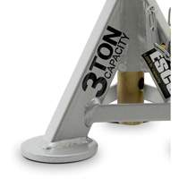 Performance Shorty Low Profile Jack Stands, 3 tons Capacity, 11" - 17" H Ontario Packaging