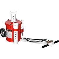 Portable Air Lift Jack, 10 Ton(s) Capacity, 17-3/4" - 49-3/8" H Ontario Packaging