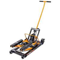 ATV and Motorcycle Jack, 0.75 Ton(s) Capacity, 4-2/3" Lowered, 14-1/2" Raised, Manual Hydraulic Ontario Packaging