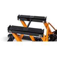 ATV and Motorcycle Jack, 0.75 Ton(s) Capacity, 4-2/3" Lowered, 14-1/2" Raised, Manual Hydraulic Ontario Packaging