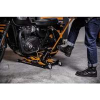 ATV and Motorcycle Jack, 0.75 Ton(s) Capacity, 4-2/3" Lowered, 14-1/2" Raised, Manual Hydraulic Ontario Packaging