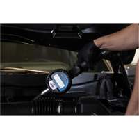 D&eacute;bitm&egrave;tre &eacute;lectronique de lubrifiant avec rallonge flexible &agrave; 90° Ontario Packaging