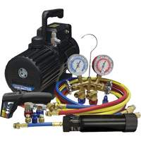 Ensemble combin&eacute; d&eacute;vacuation et de chargement pour R134a/R1234yf? Ontario Packaging