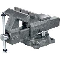 K65 Professional Workshop Vise, 6-1/2" Jaw Width, 3-7/8" Throat Depth, Swivel Base Ontario Packaging