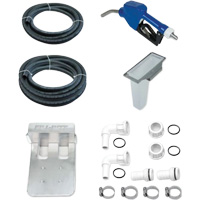 Pompe de transfert de fluide d'&eacute;chappement diesel (DEF) 115 V CA avec support pour cuve GRV et pistolet Ontario Packaging