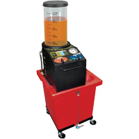 &eacute;changeur de liquide de refroidissement Vacufill avec pompe de vidange des d&eacute;chets Ontario Packaging