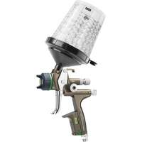 Pistolet de peinture de premi&egrave;re qualit&eacute; pour peinture automobile avec psi num&eacute;rique X5500 HVLP 1,2 I RPS D, Entr&eacute;e d'air 1/4" NPT, 15,19 pi³/min, Capacit&eacute; 0,6 L/0,9 L, 0,17 psi Ontario Packaging