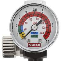 Air Micrometer with Gauge, 1/4" Male Thread & G 1/4" Female Thread Ontario Packaging