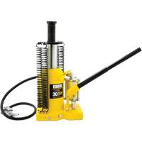 Pro Series  Bottle Jack, 30 tons, Air Hydraulic, 20" Raised Height Ontario Packaging