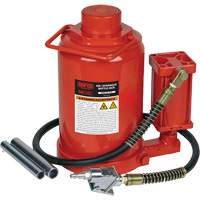 Standard Height Bottle Jack, 50 Ton(s), Air Hydraulic, 19" Raised Height Ontario Packaging