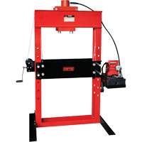 Electro/Hydraulic Pump Operated Shop Press, 50 tons Capacity Ontario Packaging