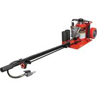 Cric au sol &agrave; faible hauteur, 20 tonne(s) Capacit&eacute;, 8-5/8 Abaiss&eacute;e, 22-3/4" &eacute;lev&eacute;e, Air comprim&eacute;/hydraulique Ontario Packaging