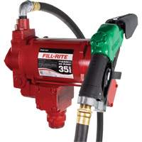 Pompe de transfert de carburant 115/230 V c. a. avec pistolet Ontario Packaging