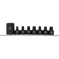 Jeu de douilles/embouts de boulon de caisse de camionnettes, 8 Morceaux, Prise de 1/2"/3/8" Ontario Packaging