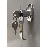 Armoire de rangement, Acier, 4 Tablettes, 66" h x 30" la x 15" P, Gris Ontario Packaging