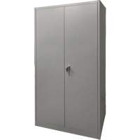Armoire de rangement, Acier, 4 Tablettes, 78" h x 36" la x 24" P, Gris Ontario Packaging