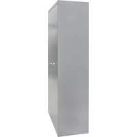 Armoire garde-robe, Acier, 36" la x 18" p x 72" h, Gris Ontario Packaging