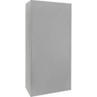 Armoire garde-robe, Acier, 36" la x 18" p x 72" h, Gris Ontario Packaging
