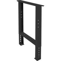 Pattes d'&eacute;tabli pour service industriel, Acier, 24" p x 34" h, Simple Ontario Packaging