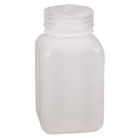 Easy-Grip Space-Saver Bottles, Square, 8 oz., Plastic HB016 | Ontario Packaging