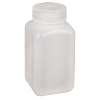 Easy-Grip Space-Saver Bottles, Square, 16 oz., Plastic HB017 | Ontario Packaging