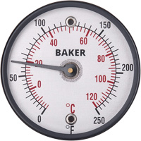 Surface Thermometers, Contact, Analogue, 0-250°F (-20-120°C) HB592 | Ontario Packaging