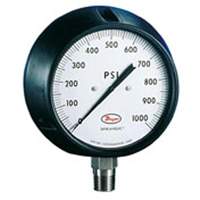 7000B Series Spirahelic<sup>®</sup> Grade A Direct Drive Pressure Gauge, 4-1/2" , 0 - 300 psi, Bottom Mount, Analogue HD254 | Ontario Packaging