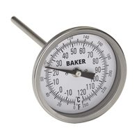 Bi-Metal Thermometers, Contact, Analogue, 0-250°F (-20-120°C) IA270 | Ontario Packaging