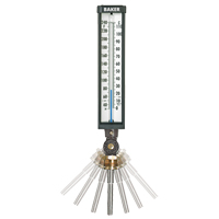 Variable Angle Industrial Thermometers, Contact, Analogue, 0-120°F (-17-49°C) IA371 | Ontario Packaging