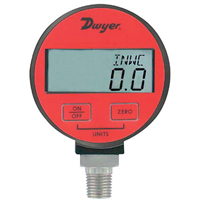 Pressure Gauge, 2-31/50" , 100 psi, Bottom Mount, Digital IA378 | Ontario Packaging