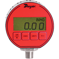 Pressure Gauge, 3" , 0 - 5000 psi, Bottom Mount, Digital IA383 | Ontario Packaging