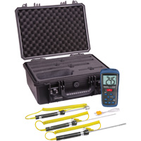 Thermocouple Thermometer Kit, Contact, Digital, -58-2000°F (-50-1300°C) Ontario Packaging