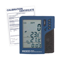 Carbon Monoxide Monitor with Temperature & Humidity (includes ISO Certificate) Ontario Packaging