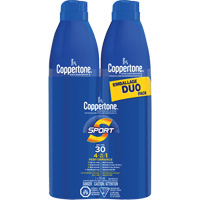 Sport&reg; Water Resistant Sunscreen, SPF 30, Aerosol Ontario Packaging