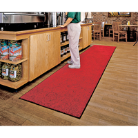 Tapis ColorStar, Essuie-pieds, 3' x 5' x 3/8", Rouge/noir Ontario Packaging