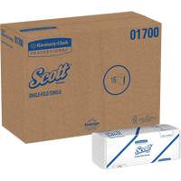Essuie-mains Scott &agrave; pli simple, 1 pli, 10-1/2" lo x 9-3/10" la, 250 /pqt Ontario Packaging