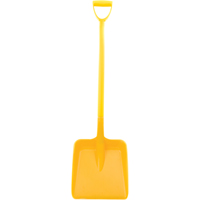 D-Grip Food Shovel, 13" x 12" Blade, 41" Length, Plastic, Yellow JB864 | Ontario Packaging