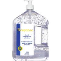 Gel d&eacute;sinfectant pour les mains &agrave; l'alo&egrave;s Response, 1890 ml, Bouteille &agrave; pompe, 70 % alcool Ontario Packaging