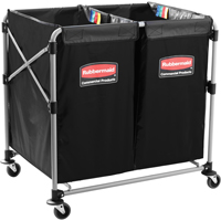Collapsible X-Cart, Steel, 24" W x 36" D x 34" H, 220 lbs. Capacity JD471 | Ontario Packaging